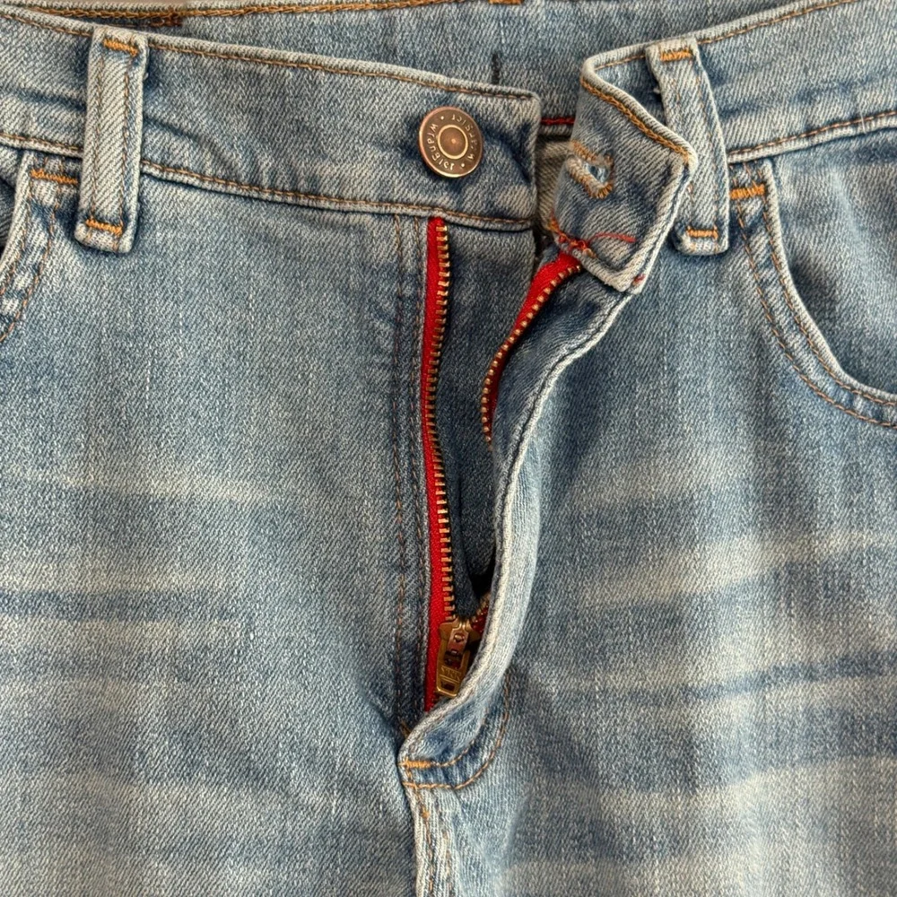 Wrangler Kids Jeans Light Wash‎ Straight Leg Adjustable Waist Size 14 Regular